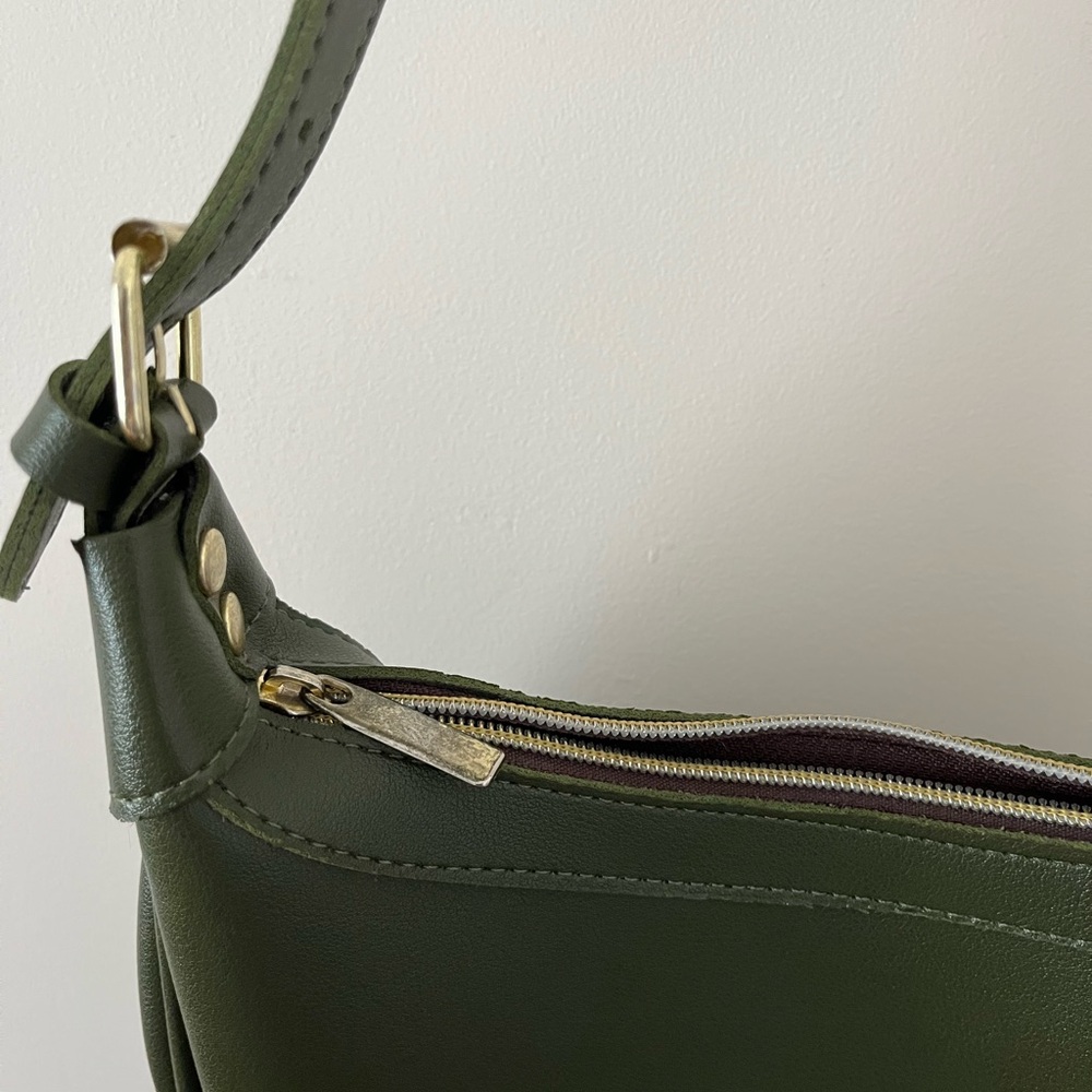 Elegant Olive Green Shoulder Bag - Picture 5 of 5